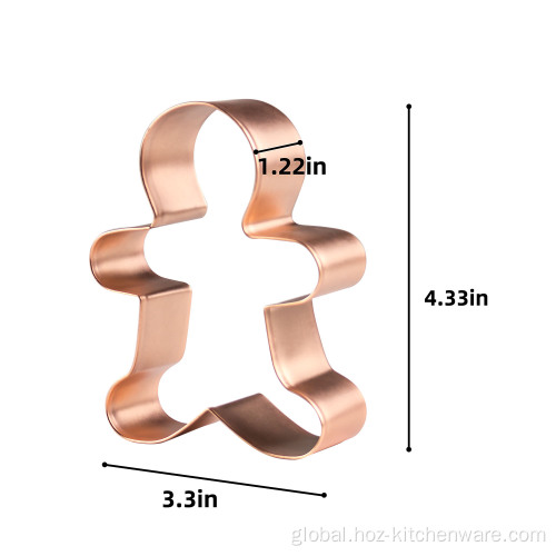 Holiday Cookie Cut Stainless Steel Gingerbread Man Cookie Cutter Manufactory